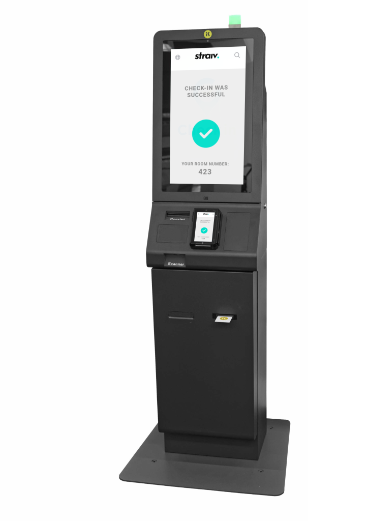 Der Self-Service Kiosk bzw. Self Check-in Automat von straiv